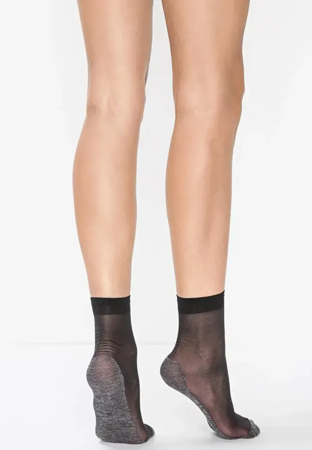 Șosete Penti Konfor 15 cu talpă din bumbac – Negru - 1