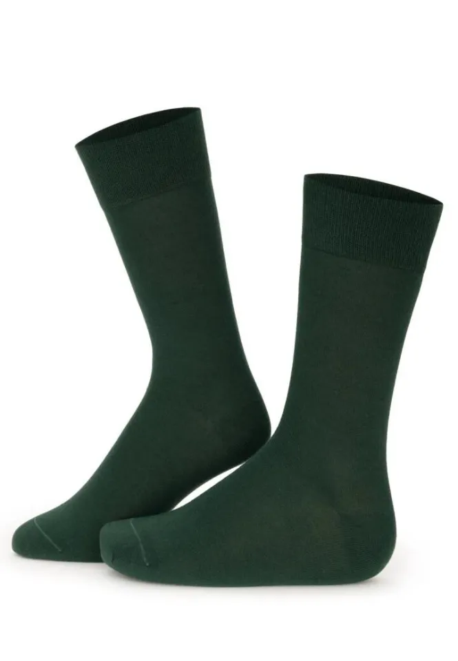 Șosete Bărbați Bambus, Fără Cusătură, Verde