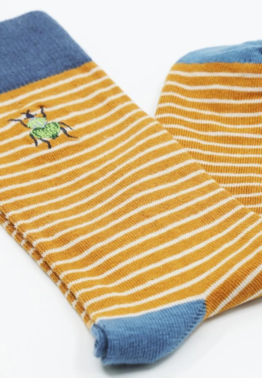 Șosete Bărbați Bumbac Organic – Model cu Dungi, Fără Cusătură - 2