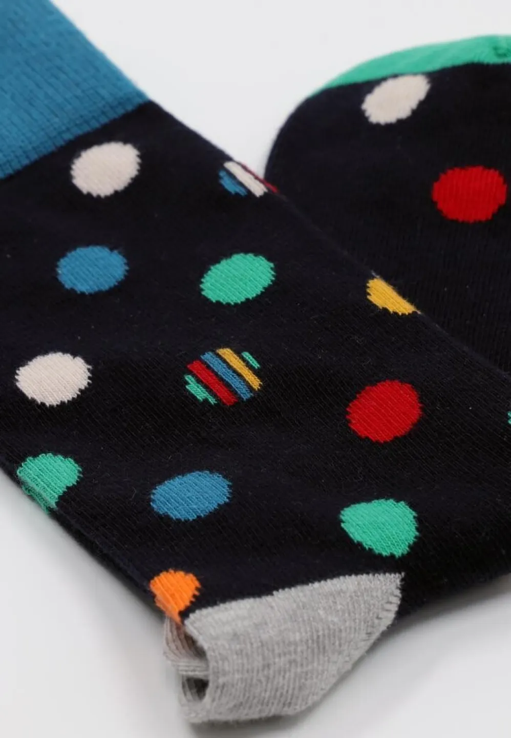 Șosete Bărbați Bumbac Organic – Model cu Buline, Fără Cusătură, Bleumarin - 2