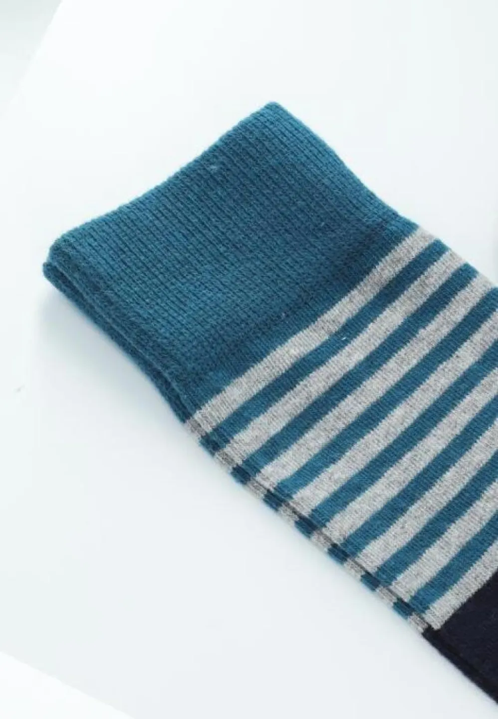 Șosete Bărbați Bumbac Organic Fără Cusătura cu Dungi și Buline - 2