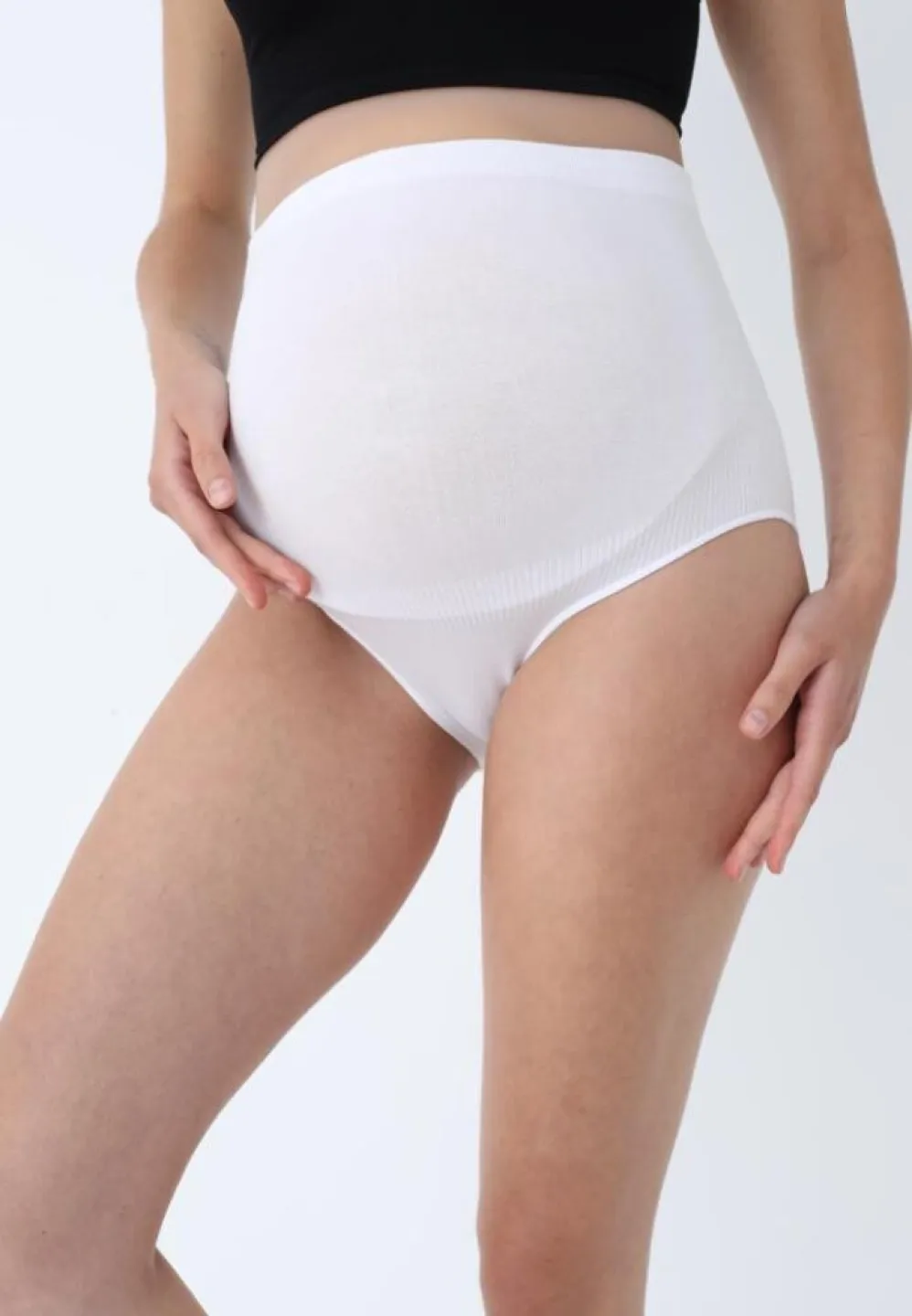 Chilot damă gravide din Modal alb - 1