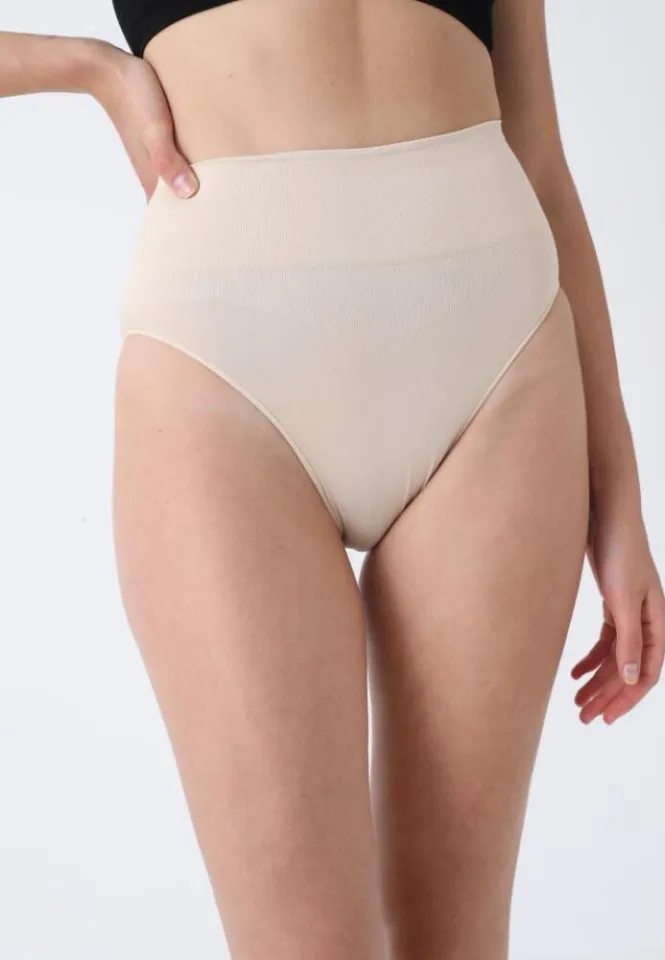 Corset Modelator Damă Clasic cu Talie Înaltă, bej