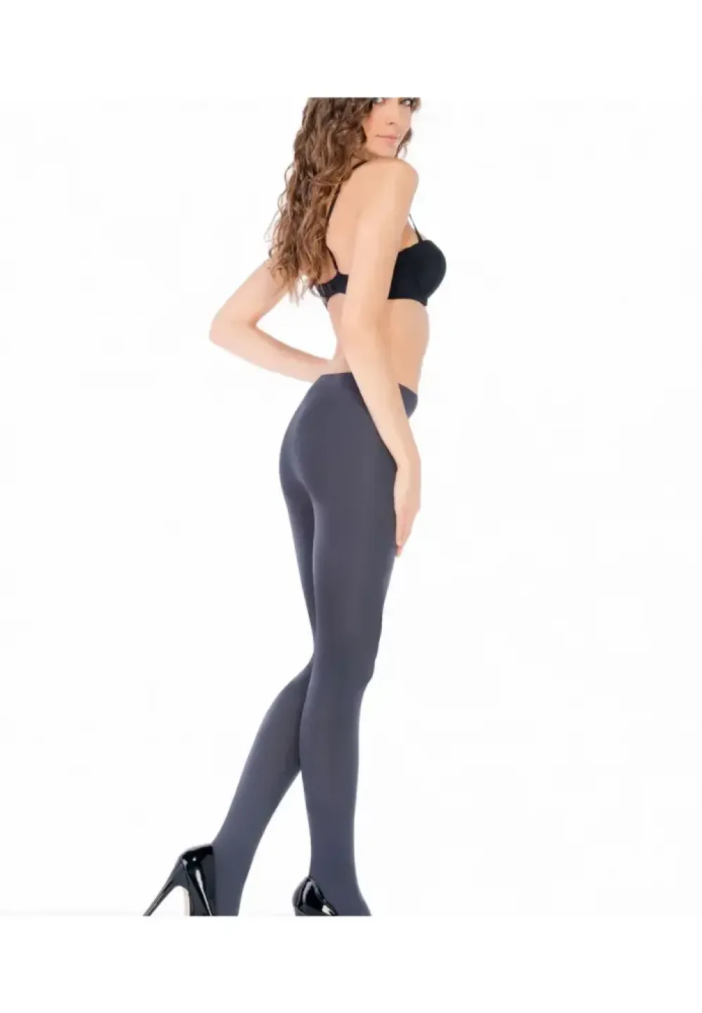 Dres Penti Micro 200 DEN – Mat și Opac, Gri Închis Elegant - 1