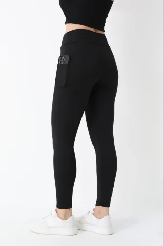Colanți damă negri cu buzunare – confort și stil zilnic hover