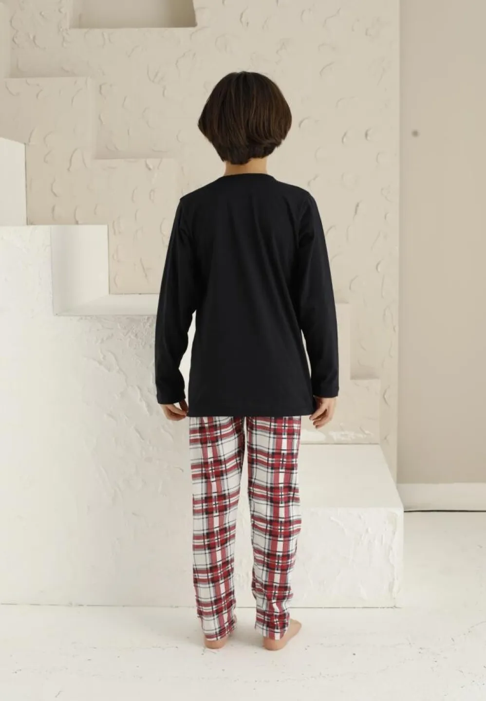 Pijama băieți, mânecă lungă și pantaloni lungi, Copil Distracție - 2